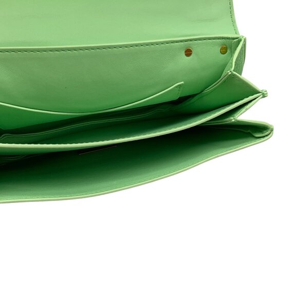 Bottega Veneta Wasabi Calfskin Mount Envelope Bag - Picture 10 of 15